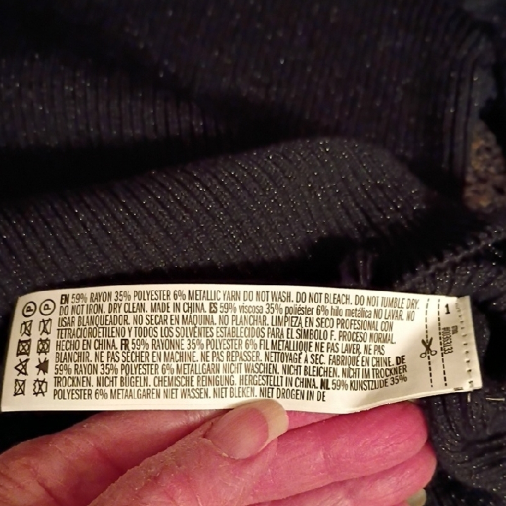 Source Unknown Stylish Black Turtleneck Sweater - image 5